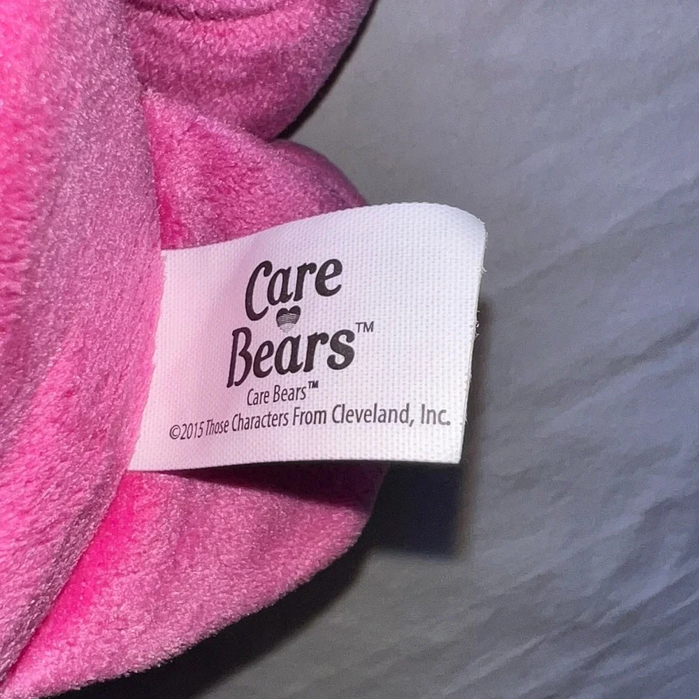 2015 Care Bears Plush Cheer Bear Pink Rainbow with Easter Egg 16